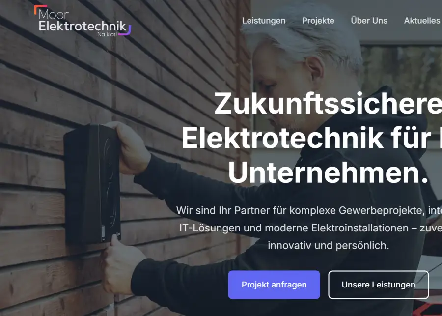 🌐 Neue Unternehmenswebseite erfolgreich umgesetzt – Eigenständiges Projekt ⚡